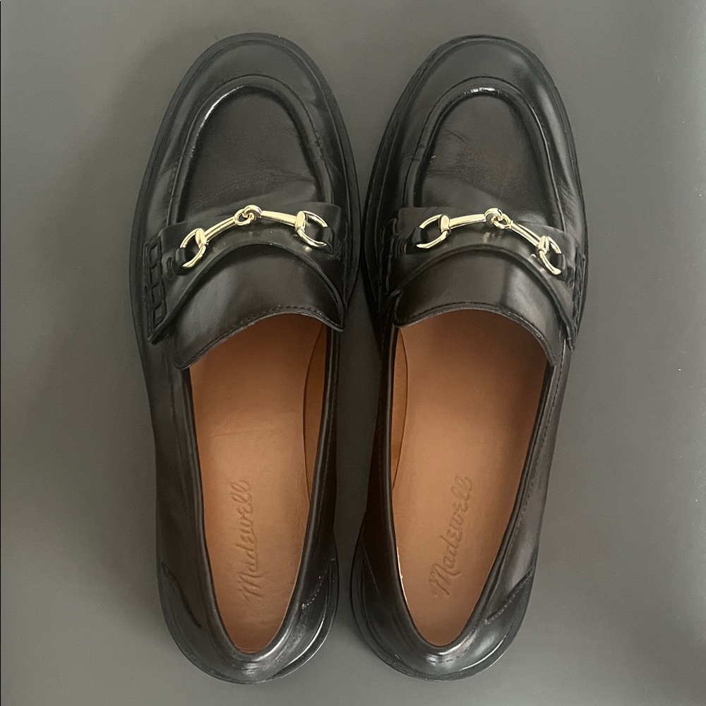 Madewell The Vernon Bit Hardware Loafer in Leather